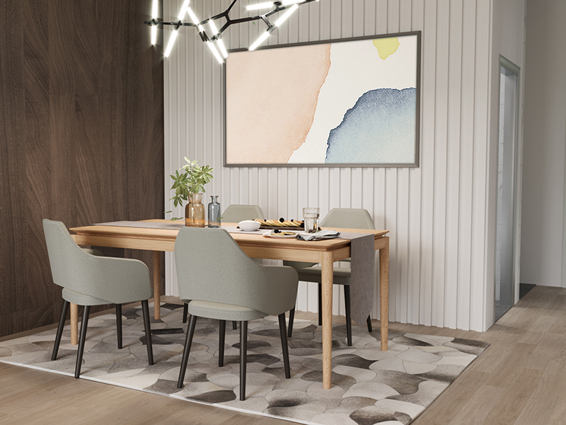 Alva wooden dining table