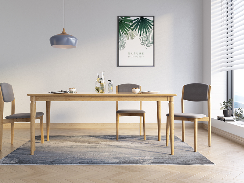 nocelle solid wood dining table