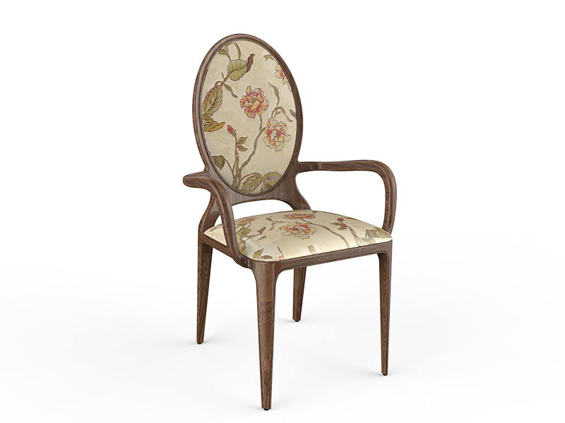 Red oak Olina armchair