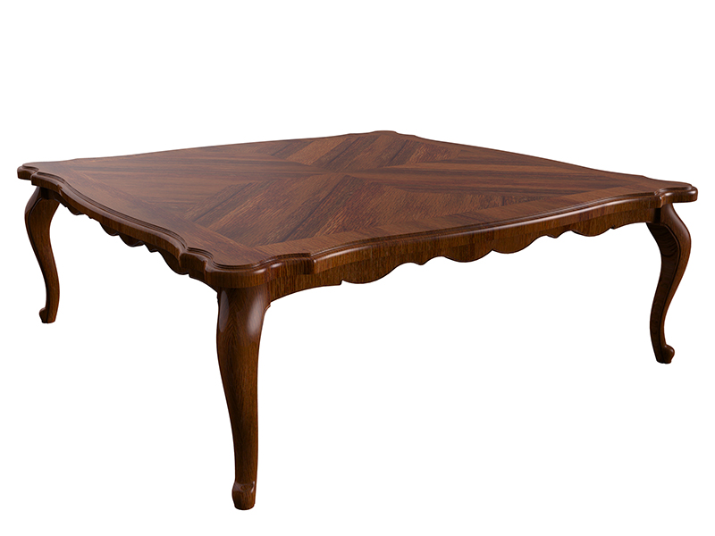 Felton square classic coffee table